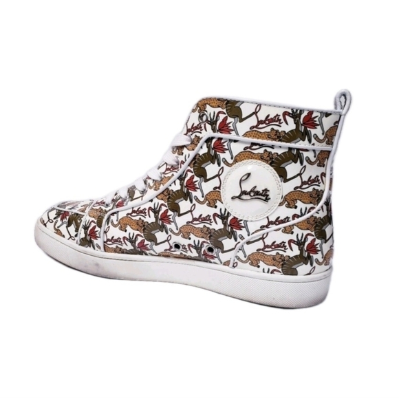 RARE Louboutin Rantus High Top Sneaker EU 44 US Men's Size 11 (EUC) - Picture 6 of 11